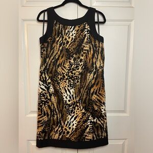 Animal Print Sheath Dress